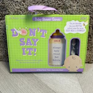 NEW in Box Don't Say It! Baby Shower Game Horizon Group